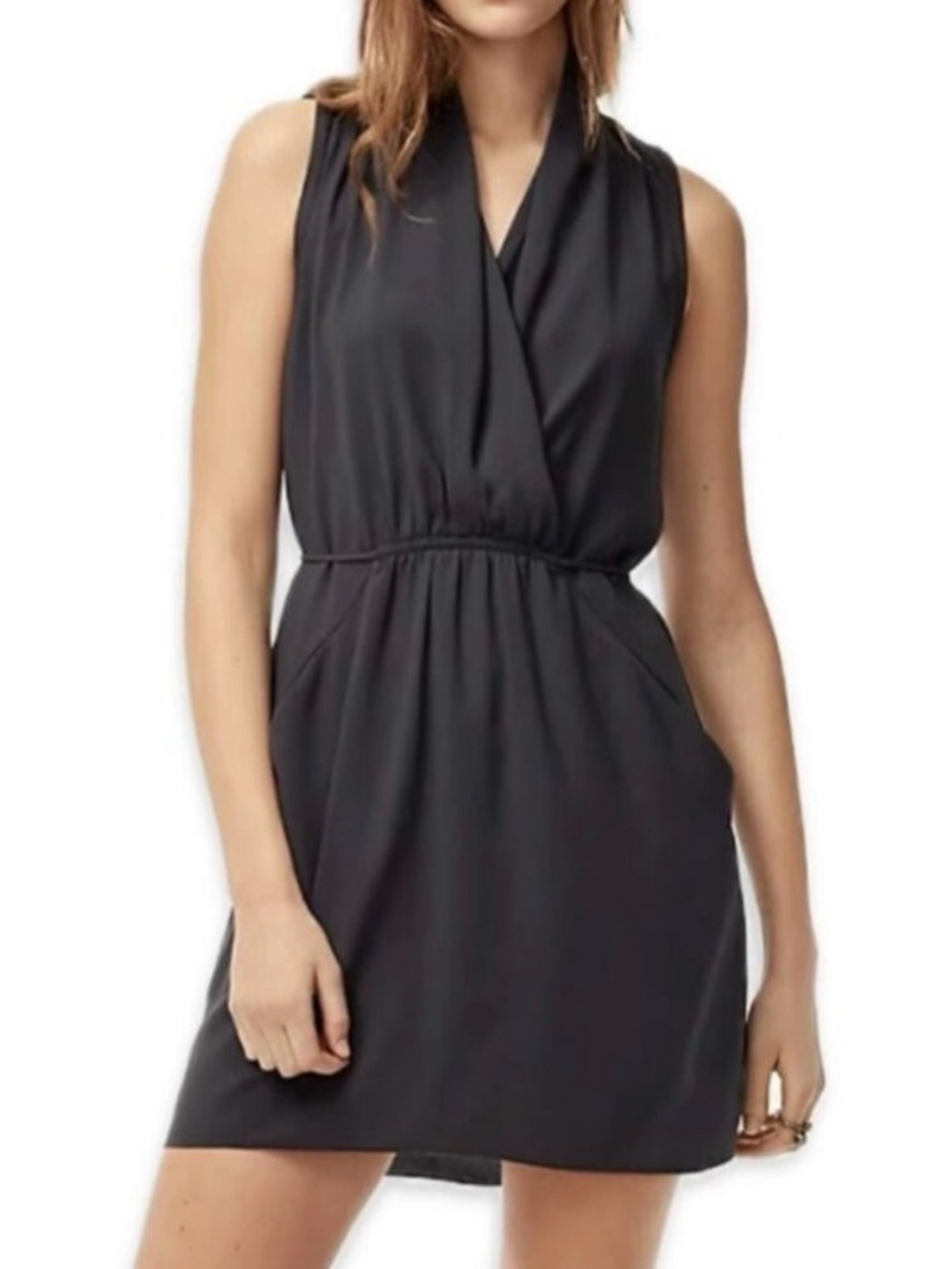Aritzia Wilfred Sabine Tie Dress